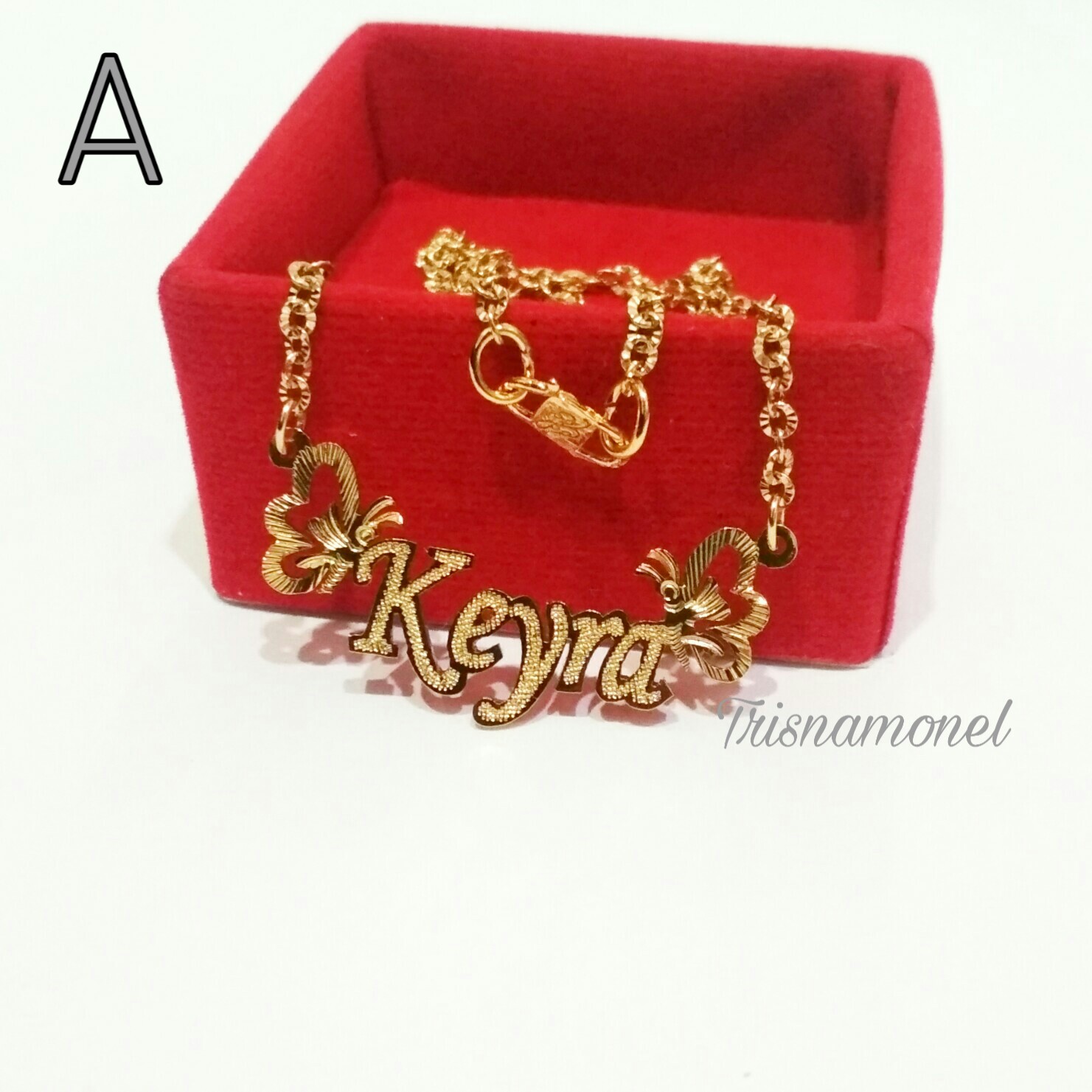 Kalung Grafir Nama Gold dan Silver Premium Anak Sampai Dewasa